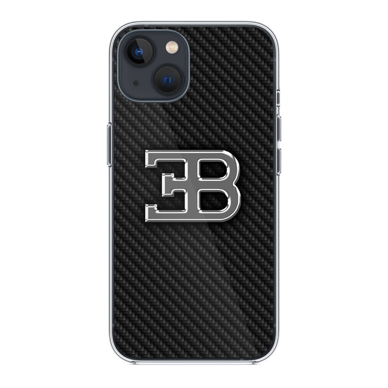 Bugatti Carbon  Fibre Logo iPhone 14 Plus Case