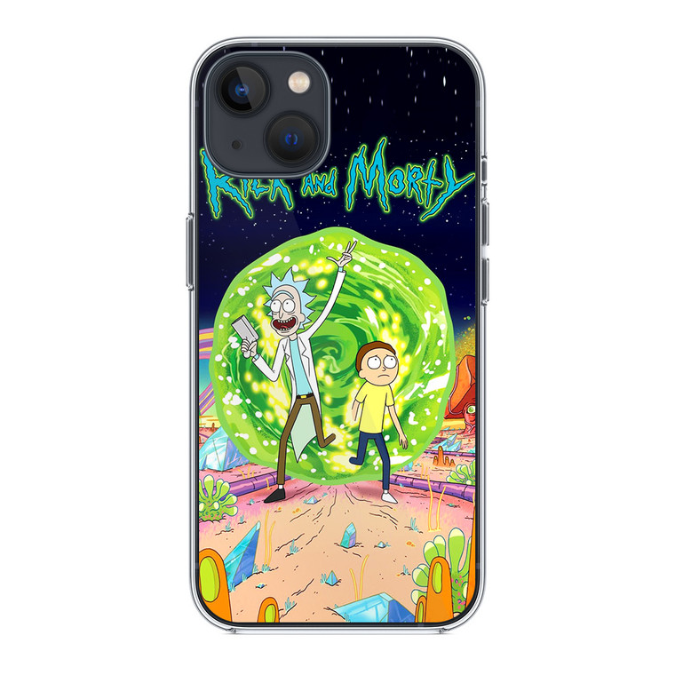 Rick and Morty Poster iPhone 14 Plus Case