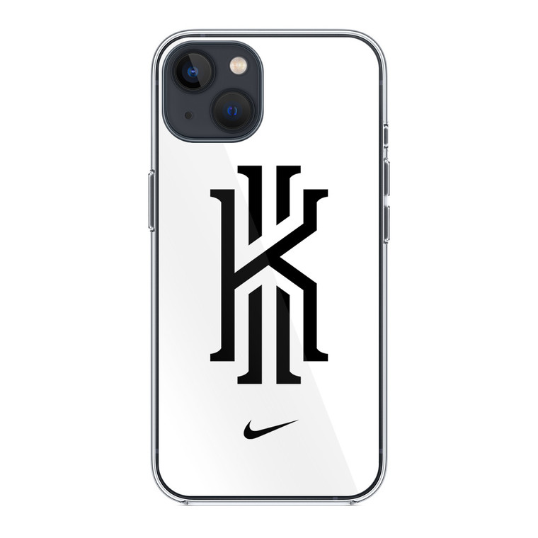 Kyrie Irving Nike Logo White1 iPhone 14 Plus Case