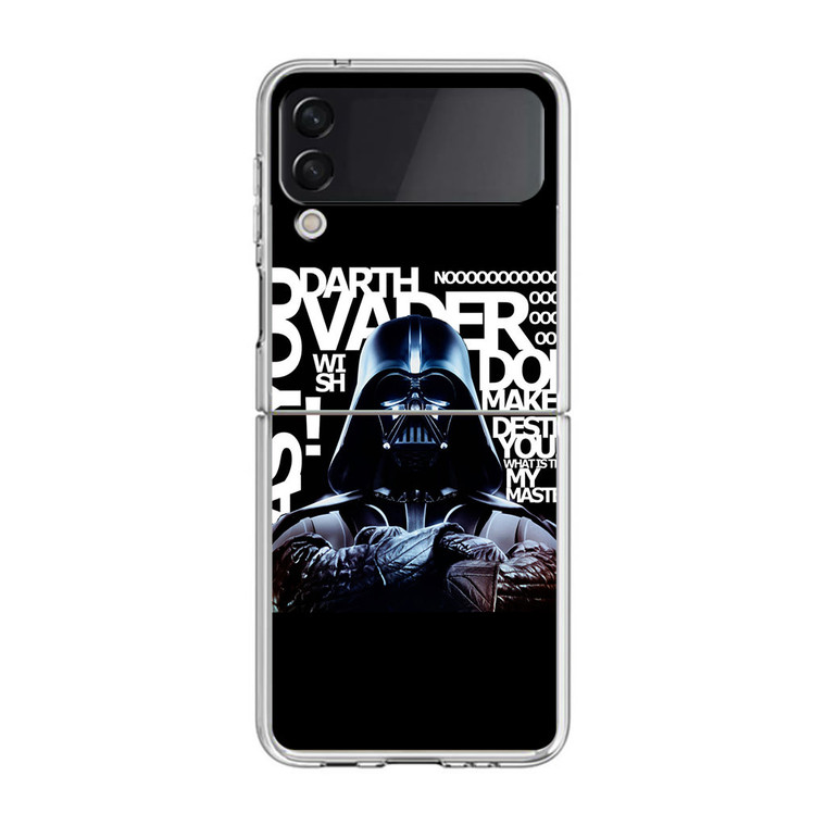 Star Wars Darth Vader Quotes Samsung Galaxy Z Flip4 Case
