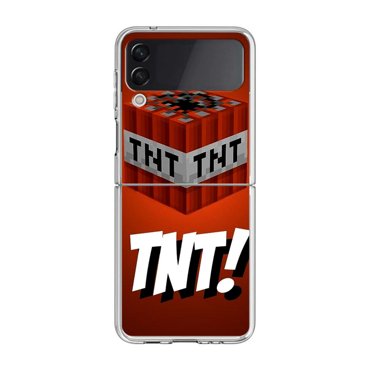 Tnt Minecraft Samsung Galaxy Z Flip4 Case