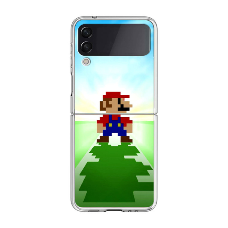 Super Mario Bros Minecraft Samsung Galaxy Z Flip4 Case