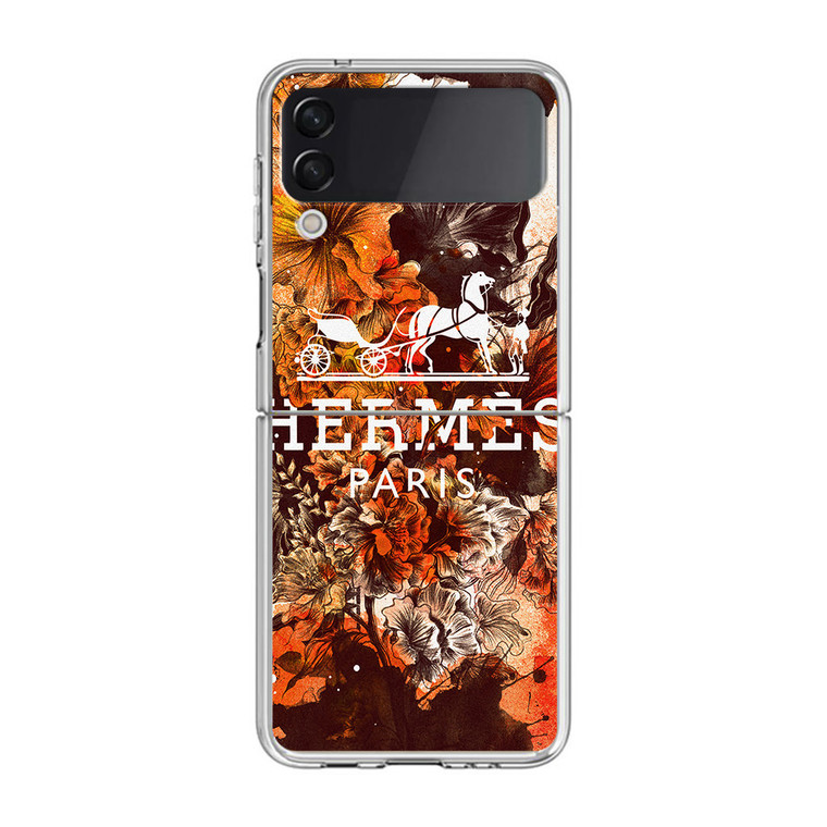 Hermes Full Bloom Samsung Galaxy Z Flip4 Case