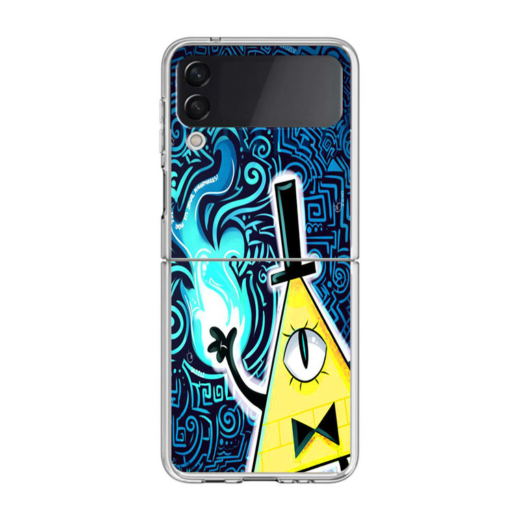 Gravity Falls Bill Cipher Samsung Galaxy Z Flip4 Case