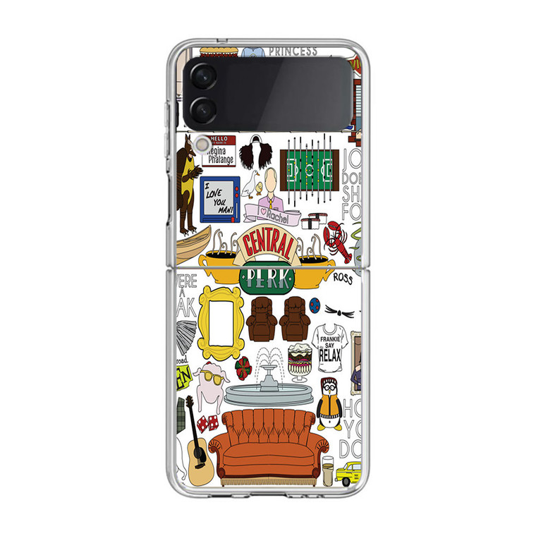 Friends Tv Show Central Perk Samsung Galaxy Z Flip4 Case