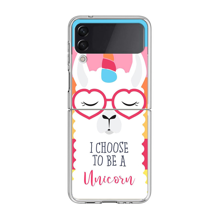 Llama Unicorn Samsung Galaxy Z Flip4 Case