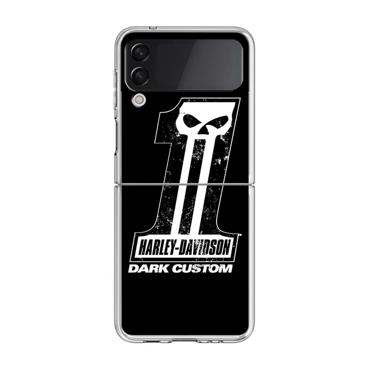 Harley Davidson Dark Custom Samsung Galaxy Z Flip4 Case