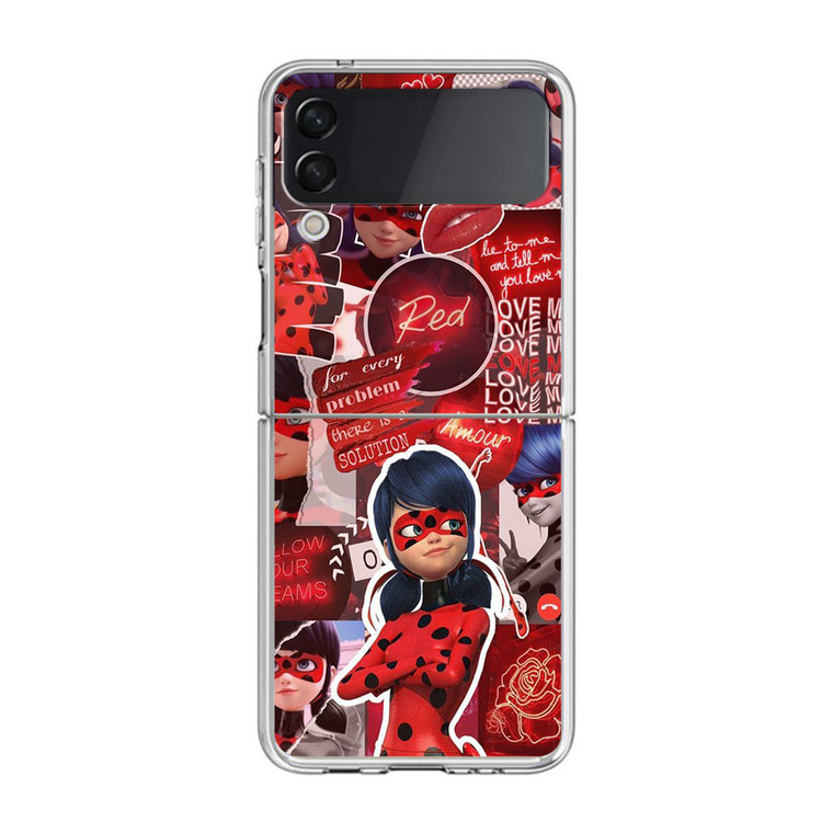 LadyBug Collage Samsung Galaxy Z Flip4 Case