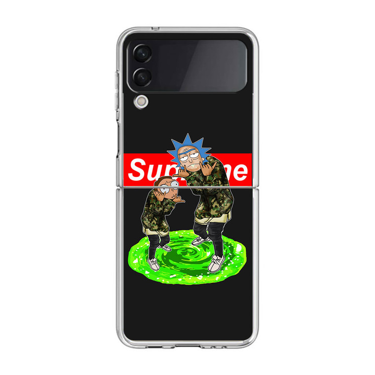 Rick and Morty Supreme Samsung Galaxy Z Flip4 Case
