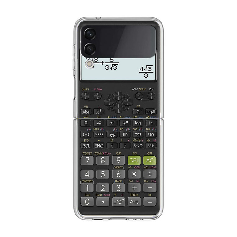 Casio Scientific Calculator Samsung Galaxy Z Flip4 Case
