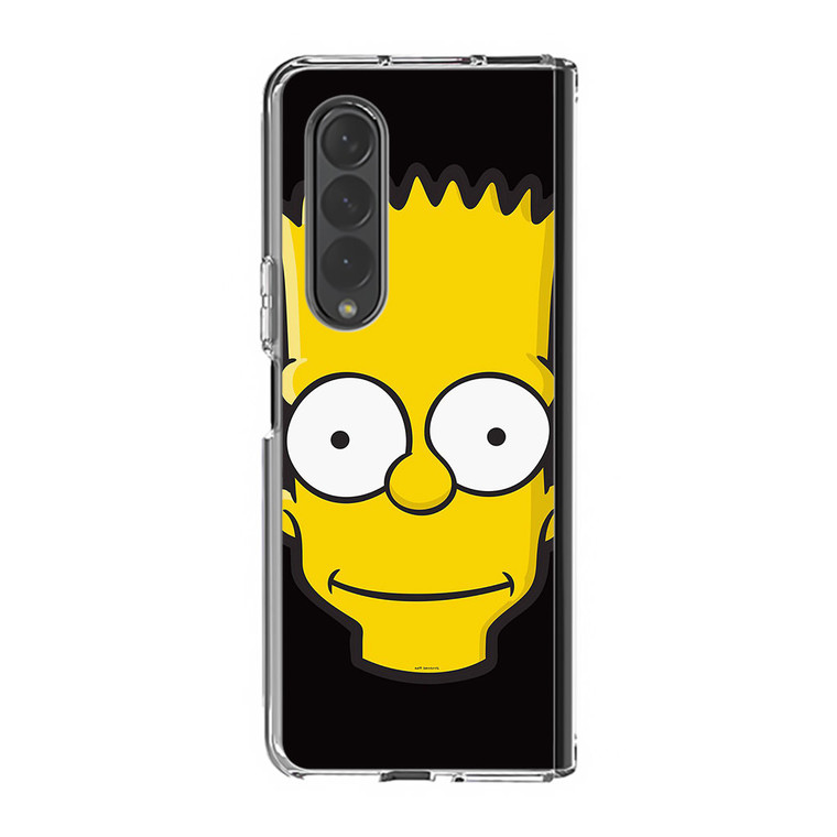 Simpsons Bart Face Samsung Galaxy Z Fold4 Case