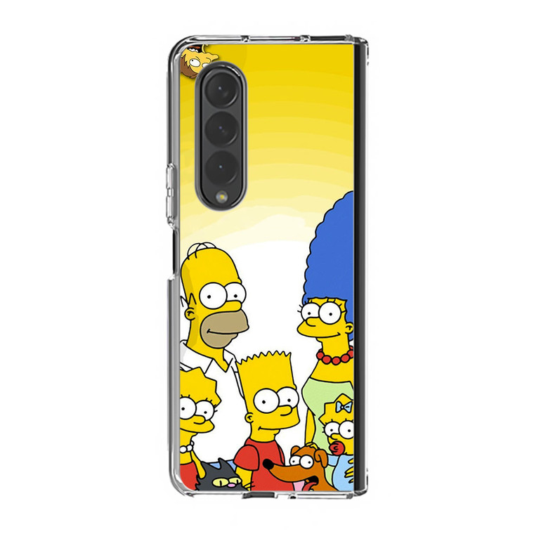 Simpsons Family Samsung Galaxy Z Fold4 Case