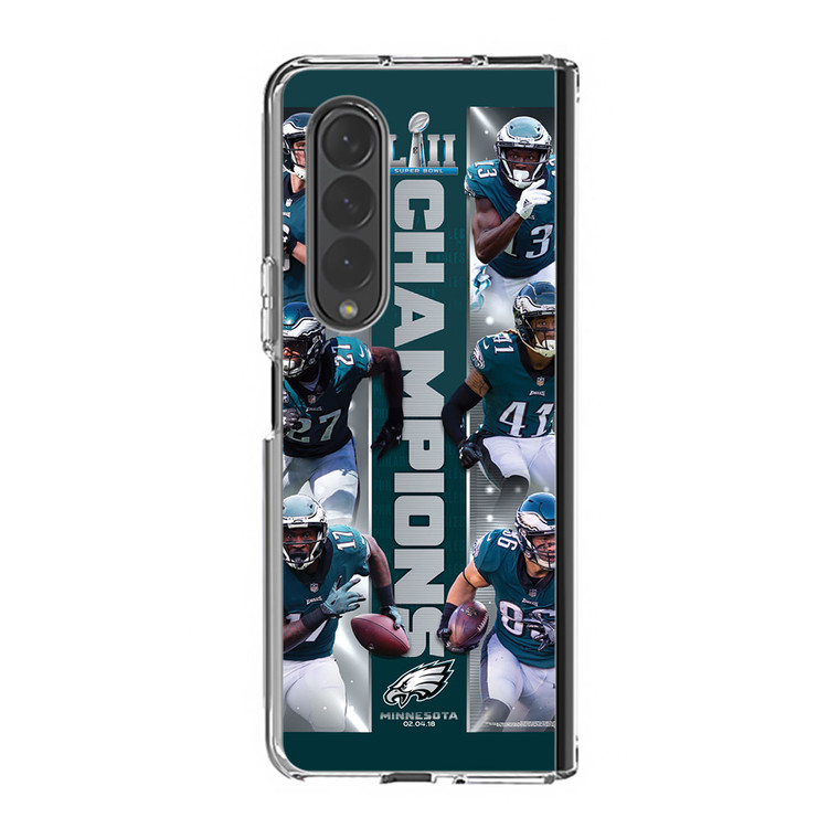 Philadelphia Eagles Super Bowl Samsung Galaxy Z Fold4 Case