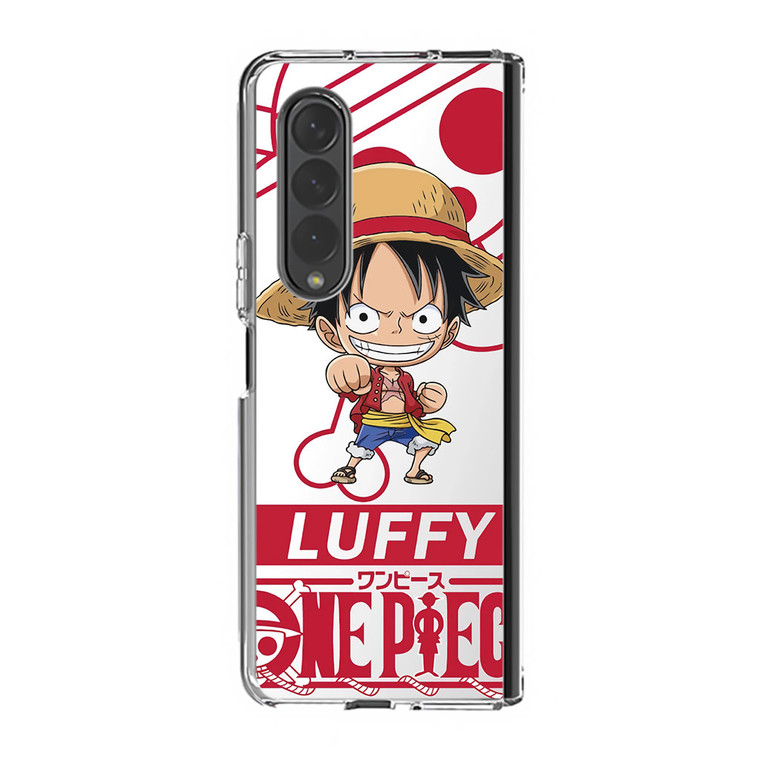 Chibi Luffy Samsung Galaxy Z Fold4 Case