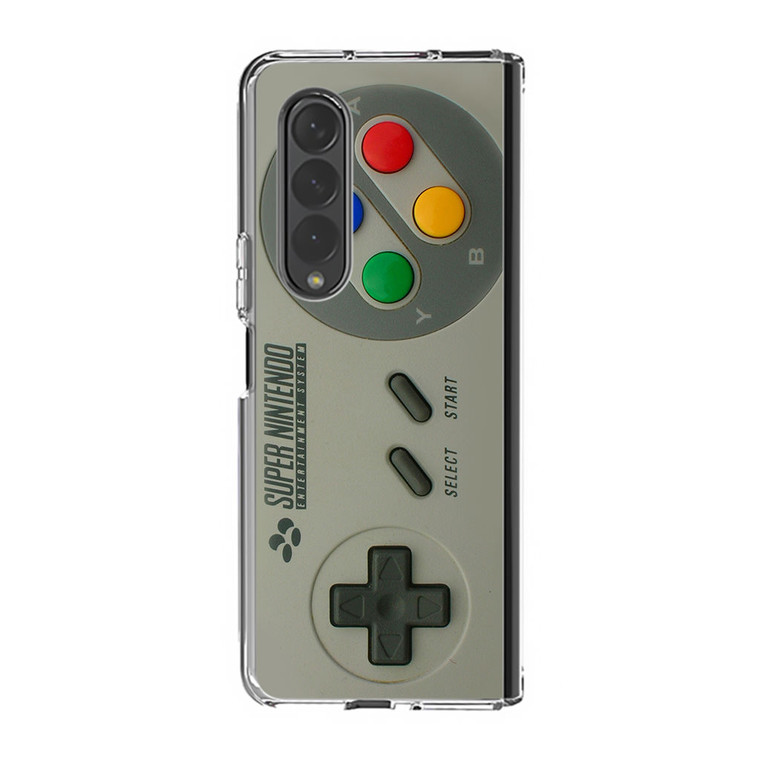 SNES Controller Samsung Galaxy Z Fold4 Case