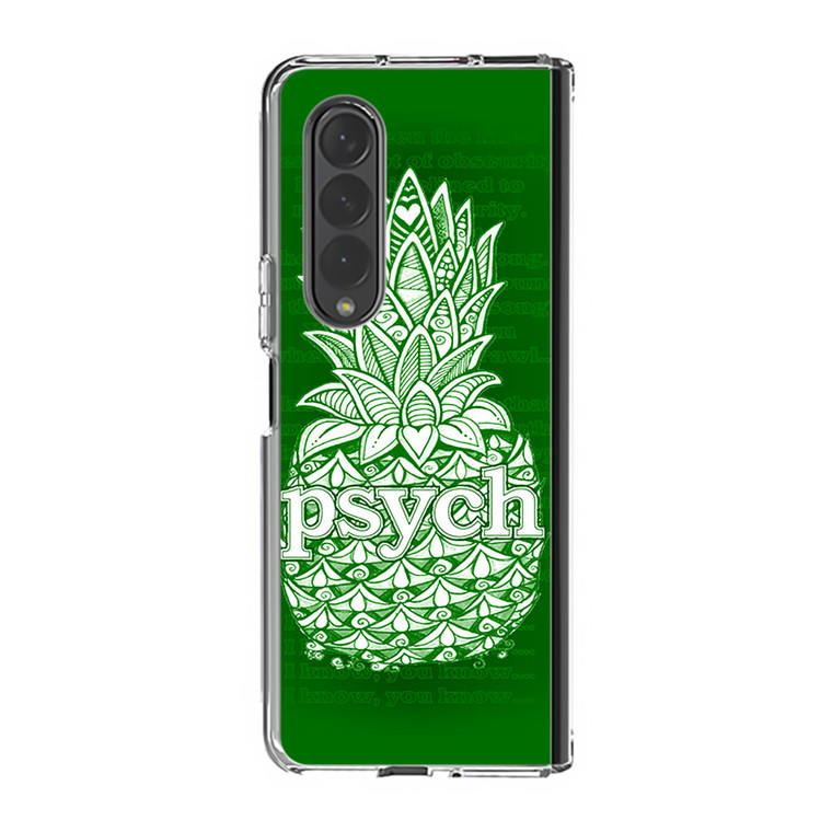 Psych Pineaple Samsung Galaxy Z Fold4 Case