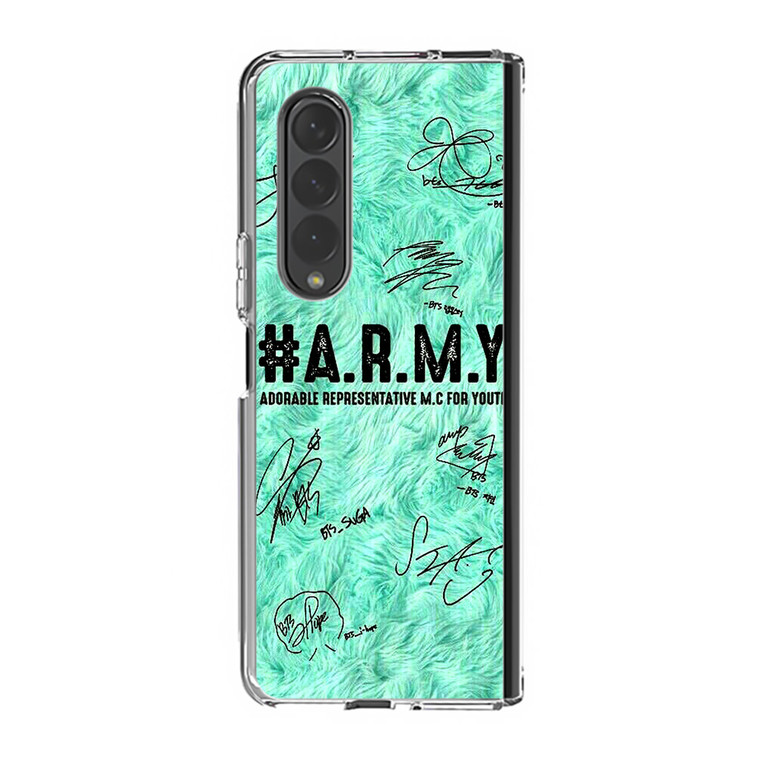 BTS Army Signature Samsung Galaxy Z Fold4 Case