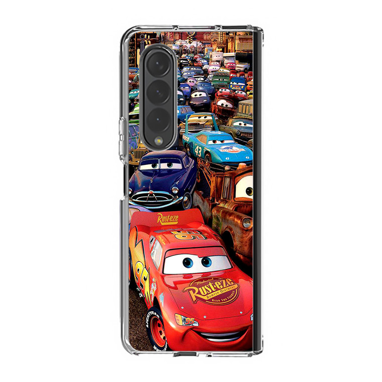 Lightning McQueen Disney Cars Samsung Galaxy Z Fold4 Case