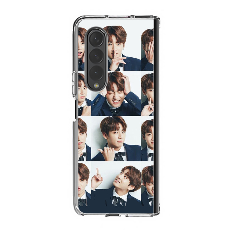 Jungkook Collage Samsung Galaxy Z Fold4 Case