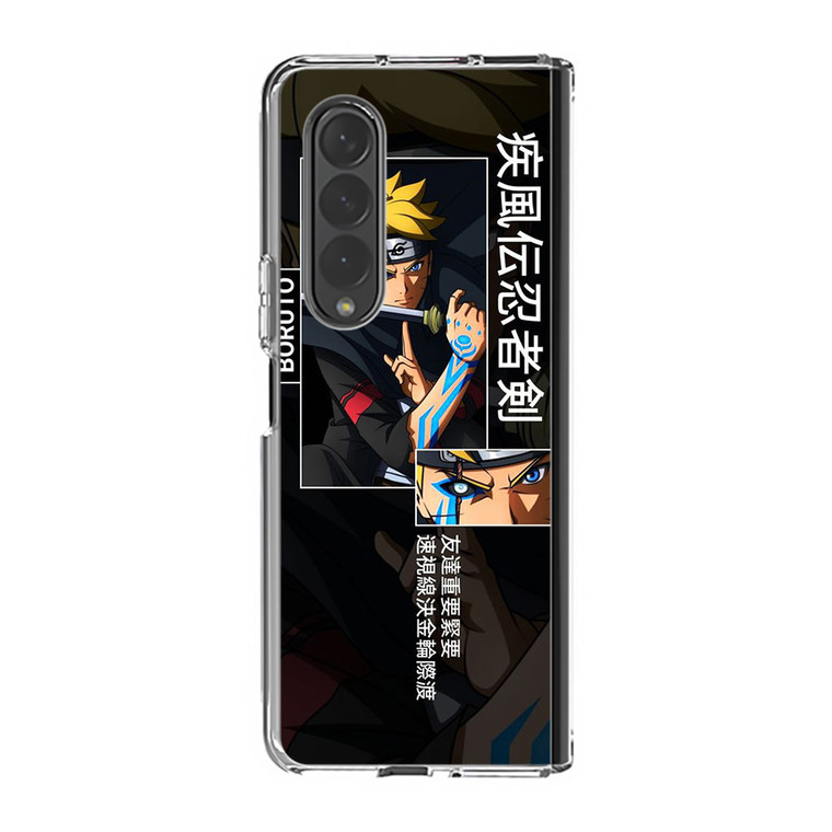 Boruto Uzumaki Anime Samsung Galaxy Z Fold4 Case