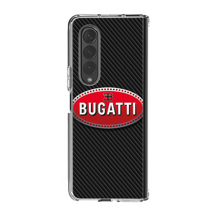 Bugatti Red Logo Samsung Galaxy Z Fold4 Case