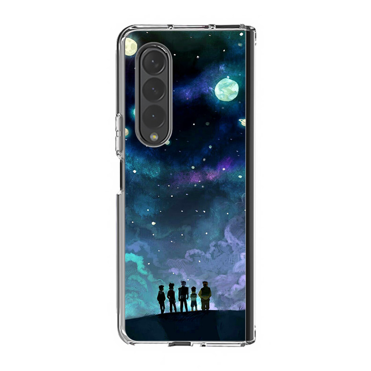 Voltron in Space Nebula Samsung Galaxy Z Fold4 Case