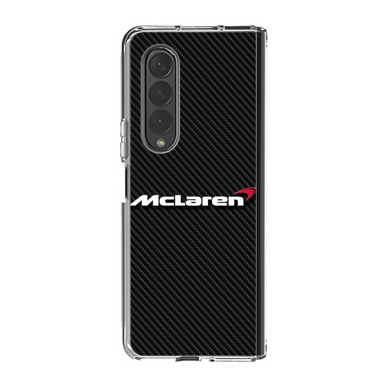 McLaren Logo Carbon Fibre Samsung Galaxy Z Fold4 Case