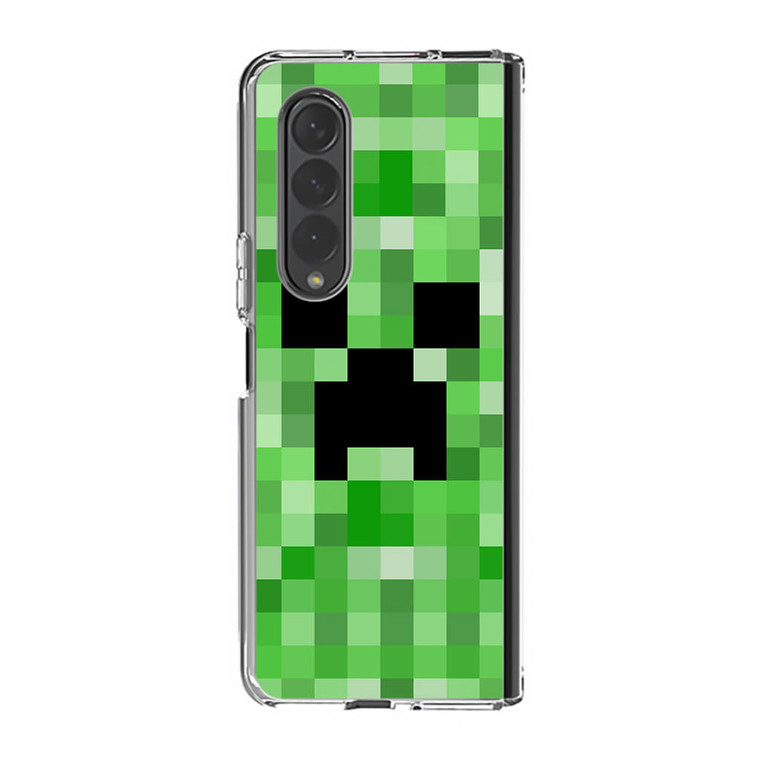 Minecraft Creeper Samsung Galaxy Z Fold4 Case