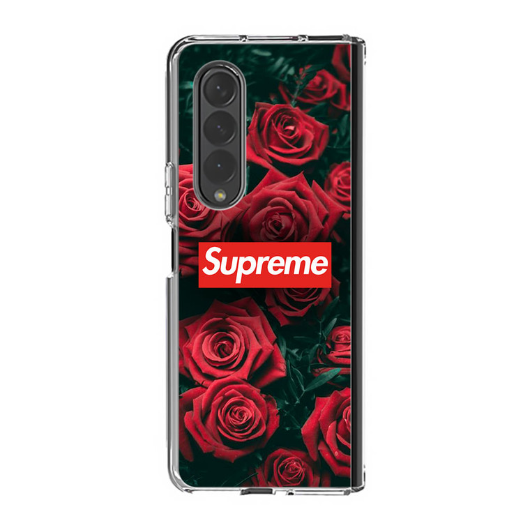 Supreme Roses Samsung Galaxy Z Fold4 Case