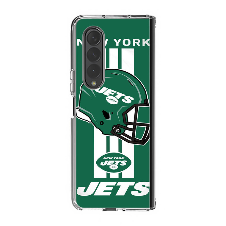 New York Jets Helmet Samsung Galaxy Z Fold4 Case