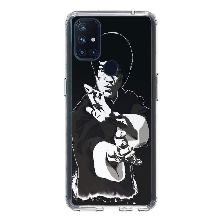 Bruce Lee Minimal Dark Samsung Galaxy Z Fold4 Case