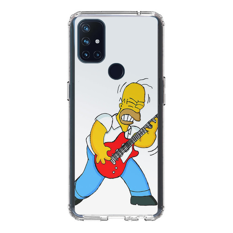 Homer Simpson Guitar Samsung Galaxy Z Fold4 Case