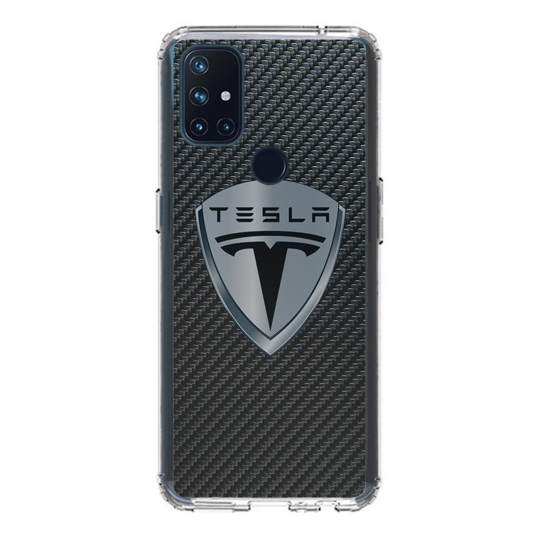 Tesla Motors Logo Carbon Samsung Galaxy Z Fold4 Case