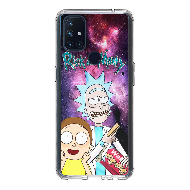 Rick and Morty Nebula Space Samsung Galaxy Z Fold4 Case