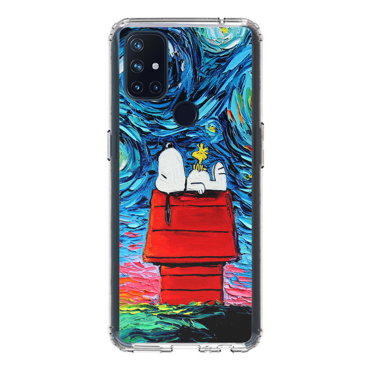 Snoopy Starry Night Van Gogh Samsung Galaxy Z Fold4 Case