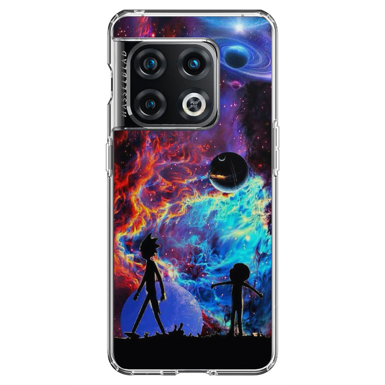 Rick and Morty Flat Galaxy Samsung Galaxy Z Fold4 Case