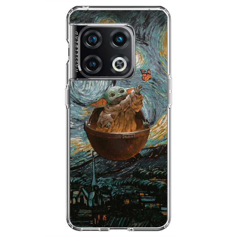 Babby Yoda Starry Night Samsung Galaxy Z Fold4 Case