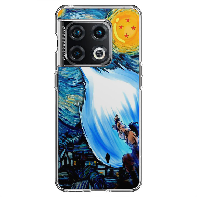 Dragon Ball Goku Kamehameha in Starry Night Samsung Galaxy Z Fold4 Case