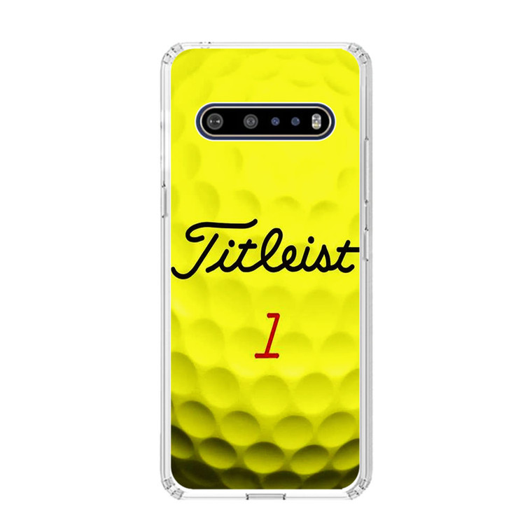 Titleist Golf Ball Yellow LG V60 ThinQ 5G Case