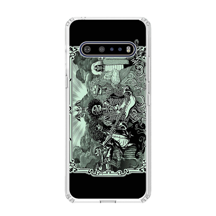 Jimi Hendrix, Kurt Cobain, Jim Morrison, Janis Joplin LG V60 ThinQ 5G Case