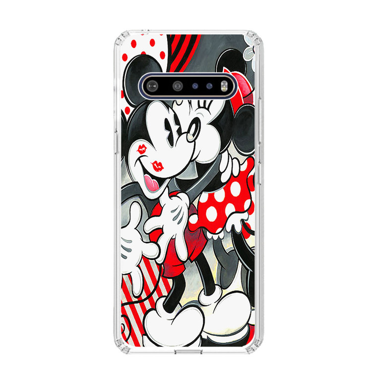 Hug and Kisses Mickey Mini Mouse LG V60 ThinQ 5G Case