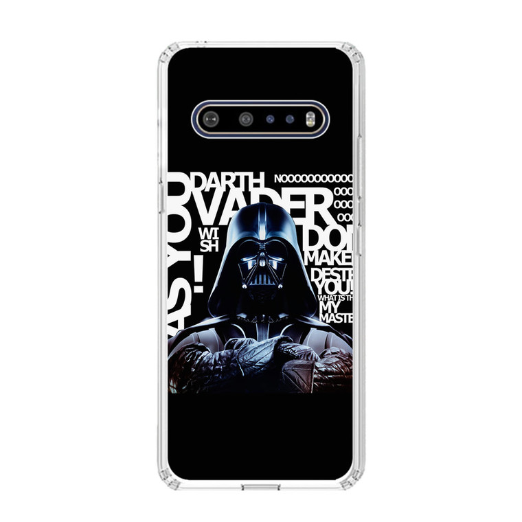 Star Wars Darth Vader Quotes LG V60 ThinQ 5G Case