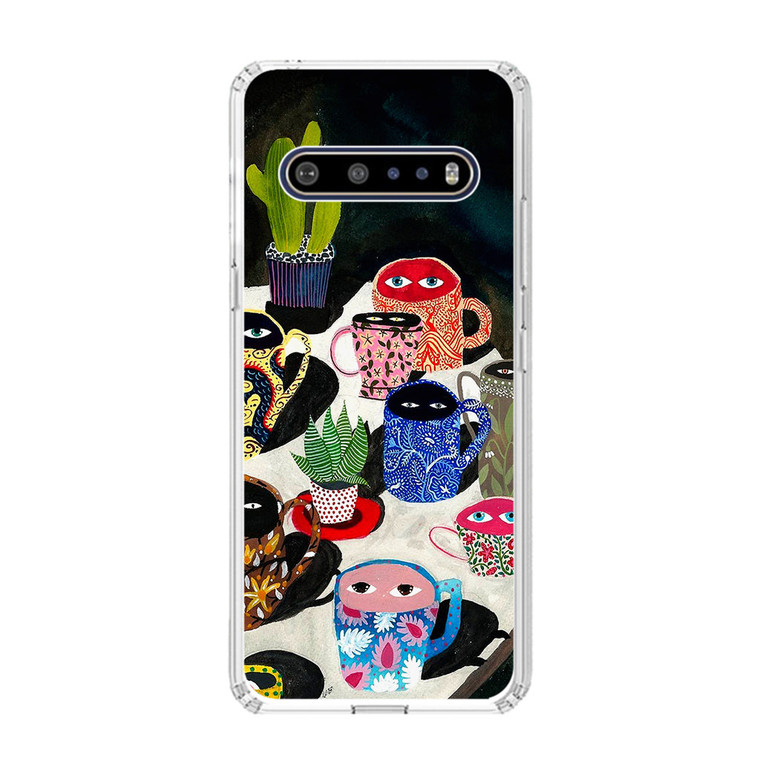 Suspicious mugs LG V60 ThinQ 5G Case