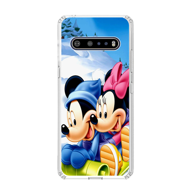 Mickey Mouse and Minnie Mouse LG V60 ThinQ 5G Case