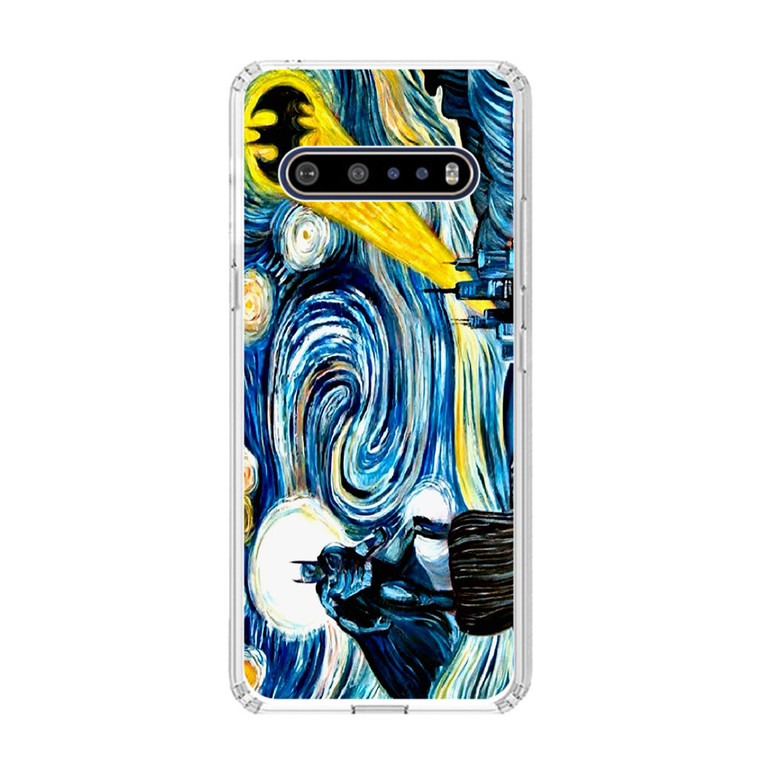 Batman Van Gogh Starry Night LG V60 ThinQ 5G Case