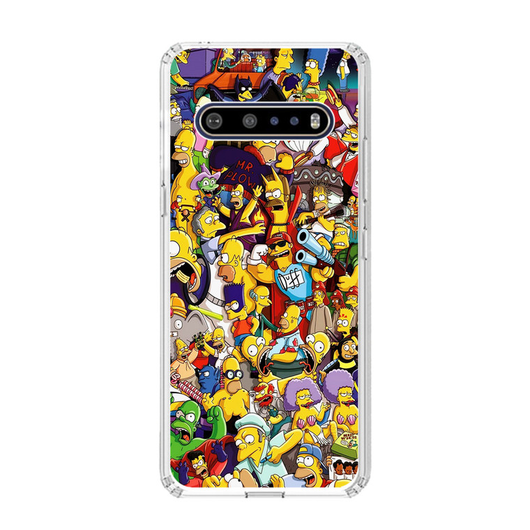 The Simpsons Characters LG V60 ThinQ 5G Case