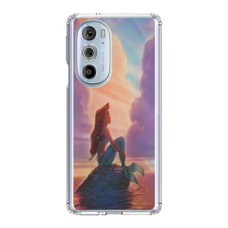 Ariel The Little Mermaid Sunset Motorola Edge Plus (2022) Case