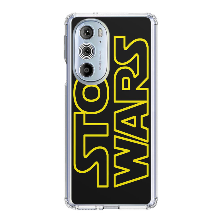 Star Wars Stop War Motorola Edge Plus (2022) Case