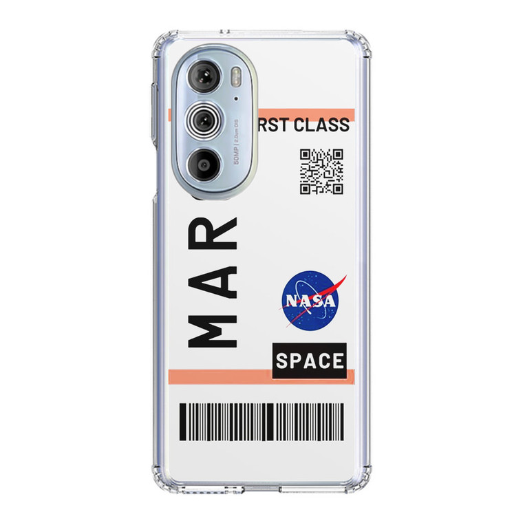 Mars Planet First Class Ticket Motorola Edge Plus (2022) Case