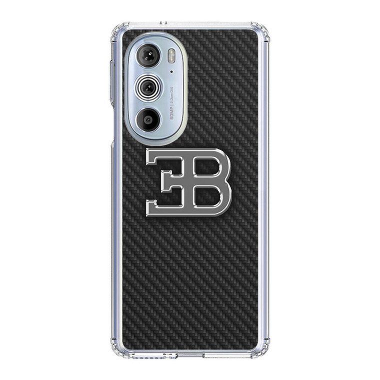 Bugatti Carbon  Fibre Logo Motorola Edge Plus (2022) Case